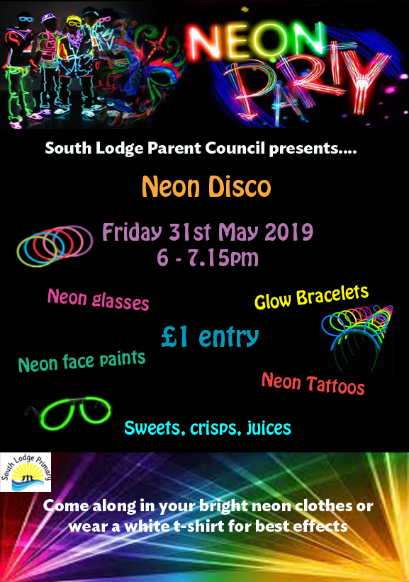 Neon Party Poster